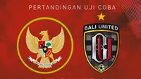 Uji Coba - Timnas Indonesia U-22 Vs Bali United (Bola.com/Adreanus Titus)