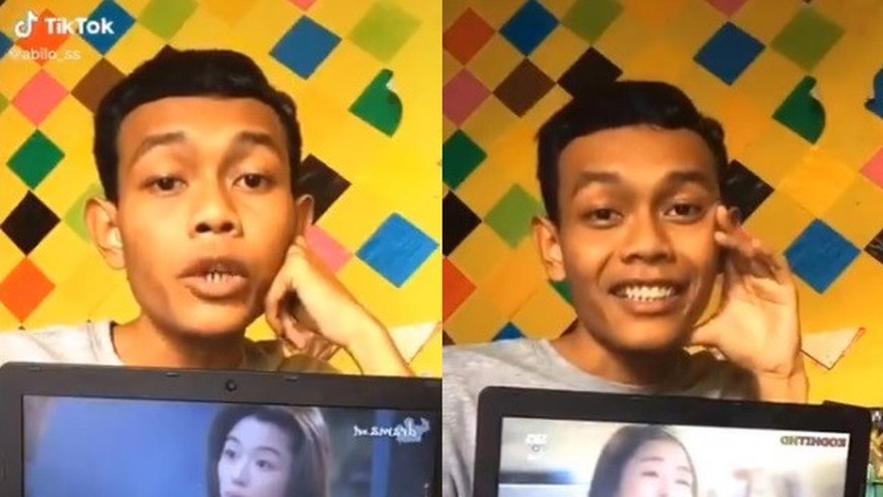 Pria tirukan adegan di drakor