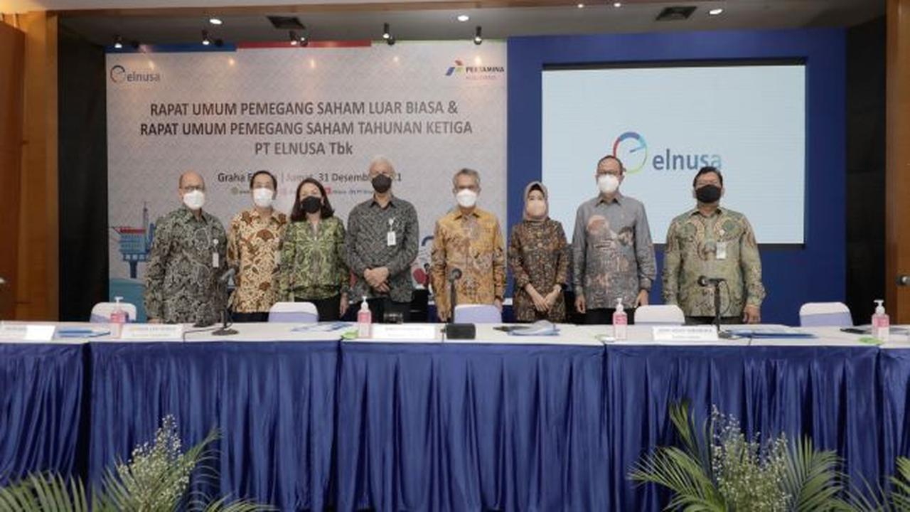 RUPSLB dan RUPST PT Elnusa Tbk pada Jumat (31/12/2021) (Foto: PT Elnusa Tbk)