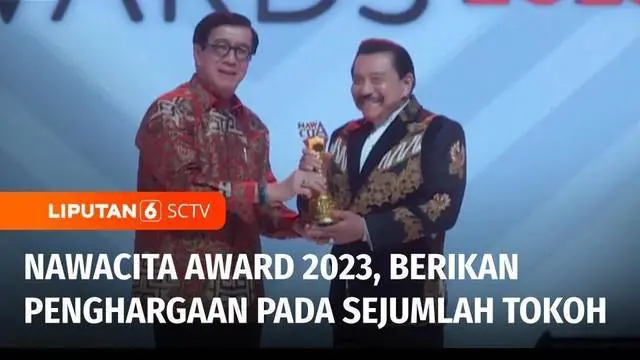 Mantan Kepala BIN, Hendro Priyono, Imam Besar Masjid Istiqlal, Jakarta, Nazarudin Umar, serta aktris Cinta Laura mendapatkan penghargaan dalam ajang Nawacita Awards 2023.
