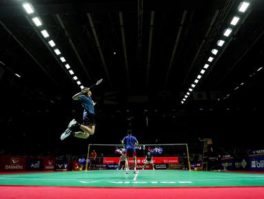 Indonesia Masters 2026 kembali. Turnamen BWF Super 500 tersebut akan dimulai dari hari Senin (20/01) hingga Minggu (25/01/2026) di Istora Senayan, Jakarta. (Bola.com/Bagaskara Lazuardi)