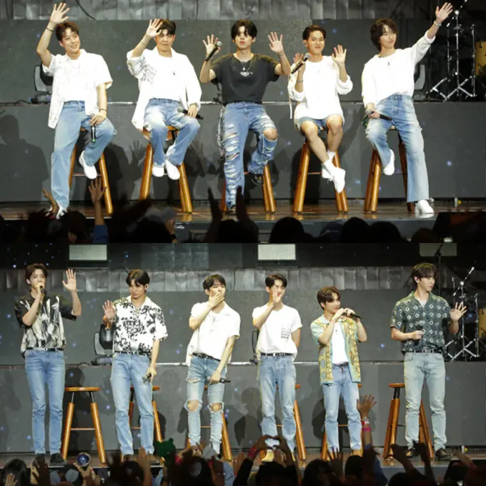 Tampilan Gaho, Kave, dan PENTAGON Konser di Jakarta