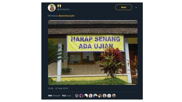 Komentar Maudy (Sumber: twitter/chichacinx)