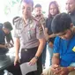 Pelaku penjambretan yang menewaskan seorang mahasiswi di Jambi ditembak kakinya karena melawan (Bangun Santoso/Liputan6.com)