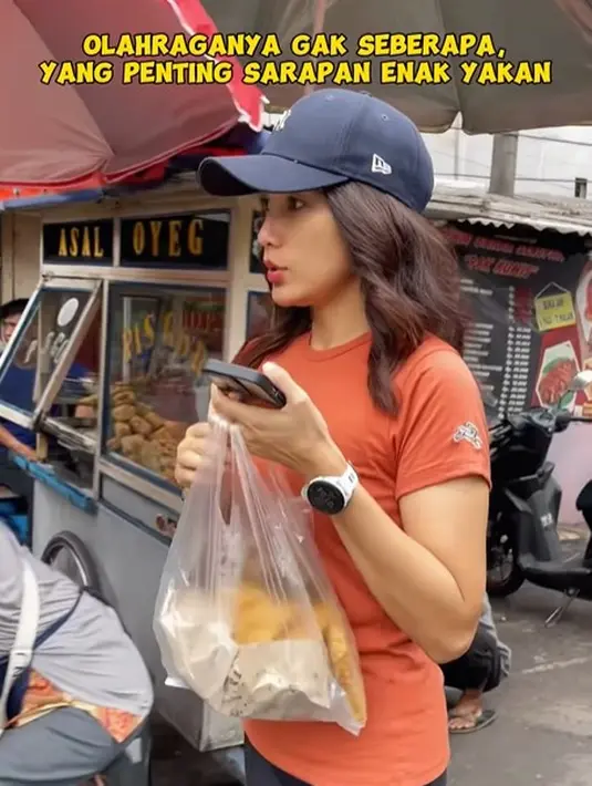 Ussy Sulistiawaty jogging [Instagram/ussypratama]