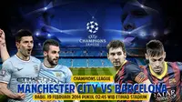 City vs Barcelona: Duel Dua Tim Haus Gol