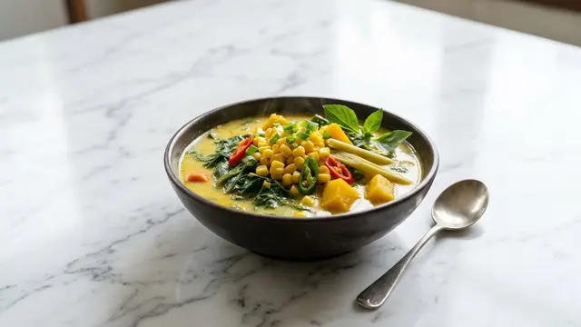 Resep Sayur Ganemo Khas Manado dengan Daun Melinjo dan Jagung