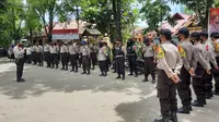 191 personel Polres Pangkep pastikan tahapan Pilkada berjalan aman (Liputan6.com/Fauzan)