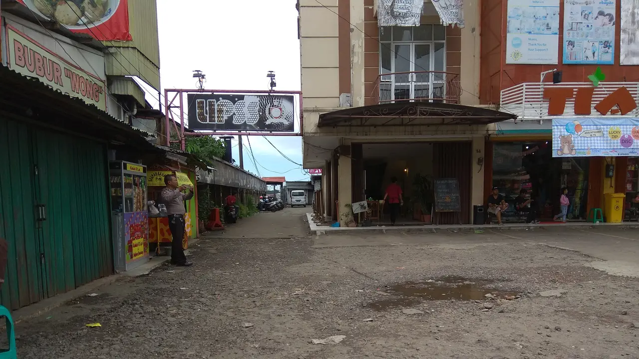 Lokasi keributan antara polisi dan mahasiswa di Bogor
