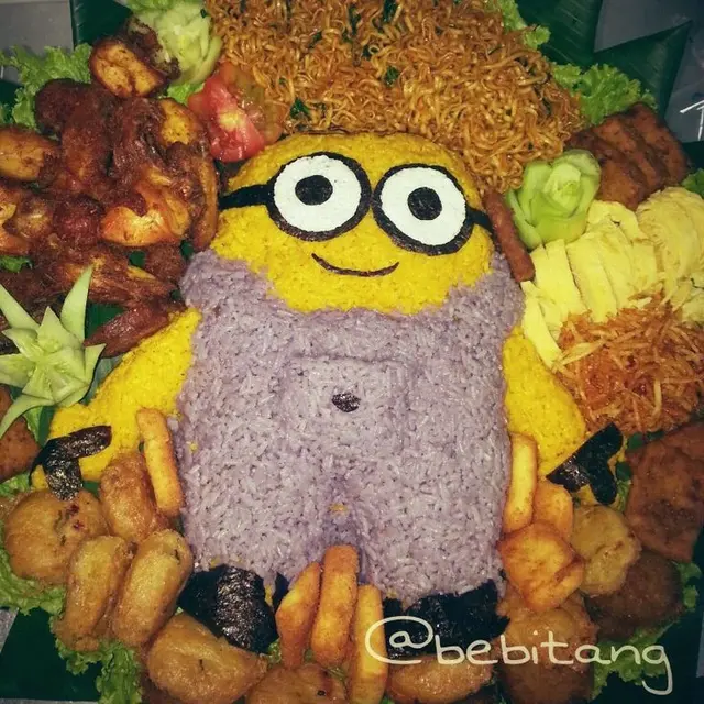 6 Kreasi Unik Bentuk Nasi Tumpeng Ini Anti-mainstream