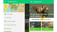 Surabaya Zoo merupakan aplikasi mobile yang menyajikan berbagai informasi seputar Kebun Binatang Surabaya.