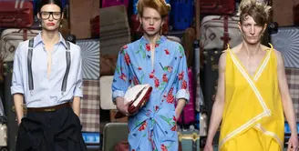 Moschino "Lost and Found" jadi show kedua persembahan Adrian Appiolaza tentang keunikan manusia dan kebebasan berekspresi.