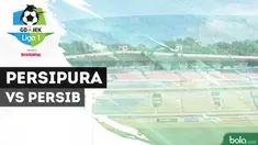 Gol-gol yang tercipta pada laga lanjutan Gojek Liga 1 2018 bersama Bukalapak antara Persipura Jayapura melawan Persib Bandung, Senin (15/10/2018).
