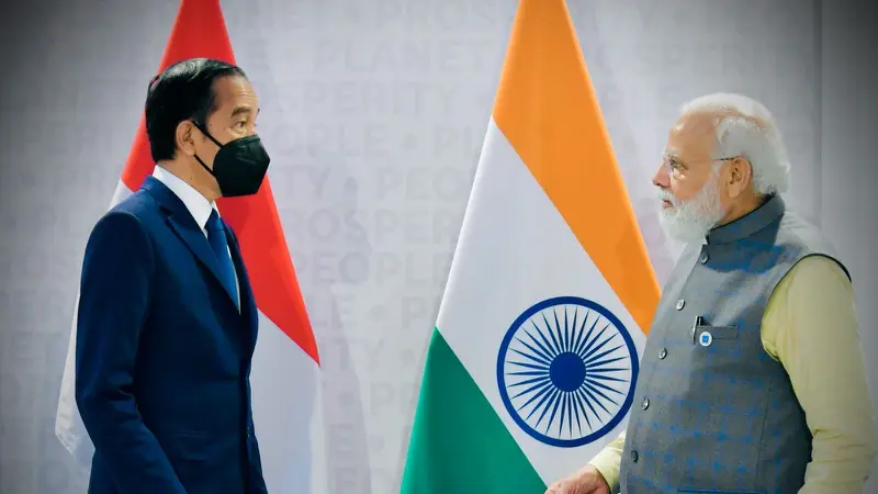 Presiden Jokowi Bertemu PM India Narendra Modi