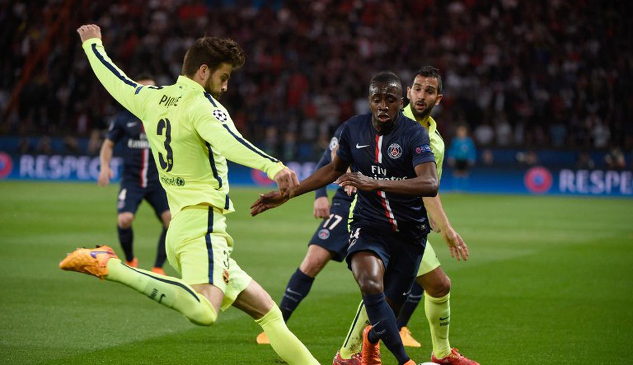 Bek Barcelona Gerard Pique. AFP PHOTO / FRANCK FIFE 