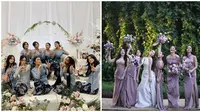 Potret Bridesmaid Artis yang Didominasi Seleb Indonesia. (Sumber: Instagram/fuji_an/mahaliniraharja)