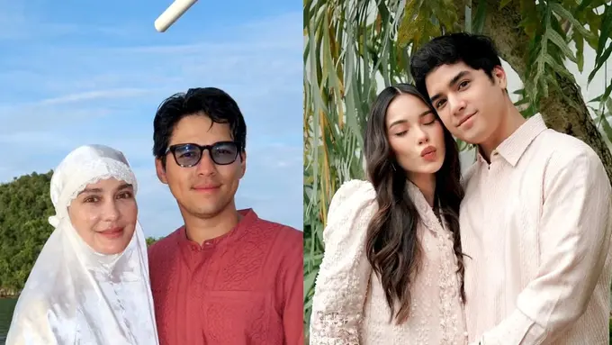 5 Gaya Deretan Pasangan Artis yang Rayakan Lebaran Pertama sebagai Suami Istri, Luna Maya-Maxime Bouttier hingga Al Ghazali-Alyssa Daguise