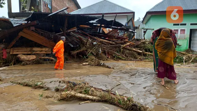 Lokasi banjir di Kecamatan Latimojong, Kabupaten Luwu, Sulsel (Liputan6.com/Istimewa)