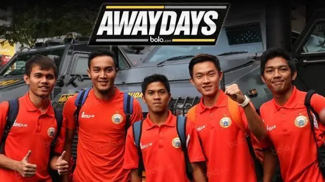AWAYDAYS: Pengawalan Ketat Persija Menuju Markas Persib