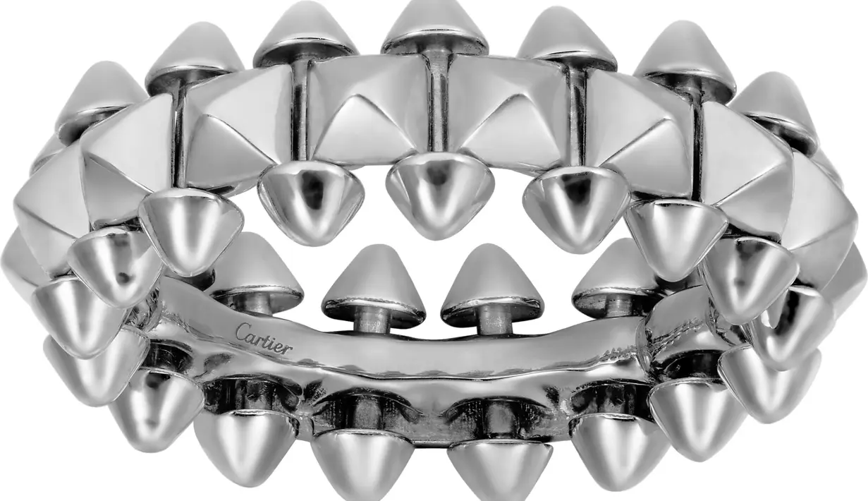 Clash de Cartier ring, medium model, 18k white gold (Foto: Cartier)