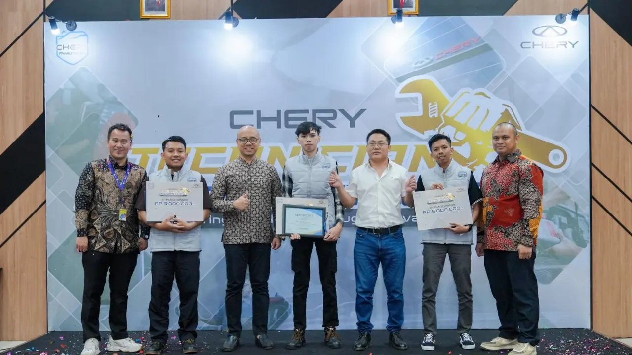 Manajemen Chery Indonesia Apresiasi Pemenang Technician Skill Contest 2026