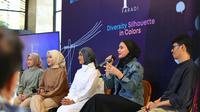 Zee Zee Shahab di peluncuran hijab Faradina bertema Diversity Silhouette in Colors