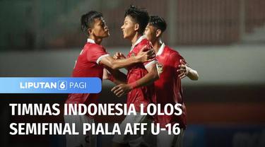 Tim Nasional Indonesia memastikan diri melangkah ke semifinal Piala AFF U-16. Hasil ini diraih setelah Garuda Muda sukses mengandaskan Vietnam dengan skor 2-1.