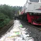 Jalur Kereta Bogor-Sukabumi Kembali Normal (Achmad Sudarno/Liputan6.com)