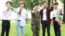 Ryeowook bercerita jika ia senang bisa kembali bertemu dengan personel Super Junior setiap kali sedang libur militer. Ia juga berterima kasih kepada Kyuhyun. (Foto: soompi.com)