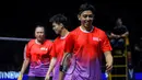 <p>M Rian Ardianto bersama tim Rockets dalam laga pertama 3v3 Badminton XL 2025 melawan tim Blitzers yang berlangsung di Istora Senayan, Jakarta, Jumat (03/10/2025). (Bola.com/Bagaskara Lazuardi)</p>