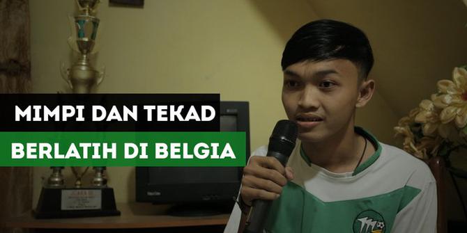 VIDEO: Dede Achriansyah, Pesepakbola Muda Indonesia yang Bermimpi Berlatih di Belgia