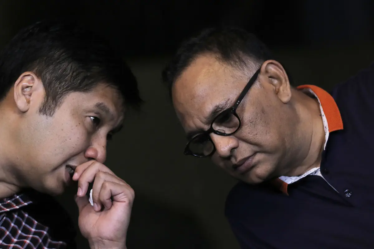 Ketua komite pengarah Piala Presiden, Maruarar Sirait dan CEO Mahaka Sports and Entertainment, Hasani Abdulgani