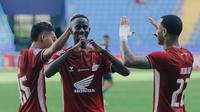 Latyr Fall mencetak gol bagi PSM Makassar di laga BRI Liga 1 2024/2025 melawan Borneo FC. (Dok PSM Makassar)
