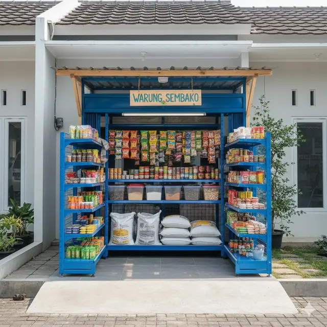 Desain Warung Sembako