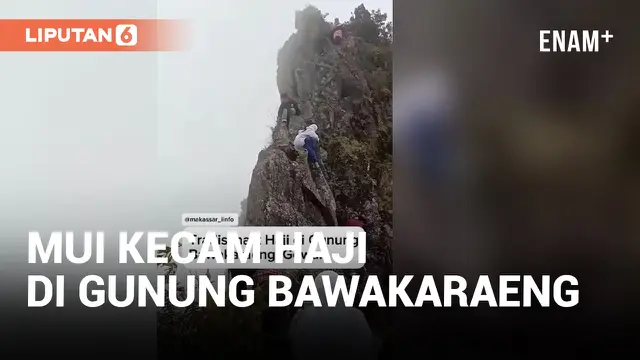 Viral Ibadah Haji di Gunung Bawakaraeng