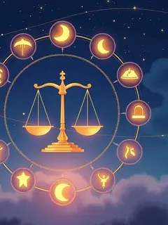 logo ramalan zodiak libra (sumber:AI generated)