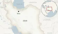 Ilustrasi Iran dengan ibu kota Teheran. (AP)