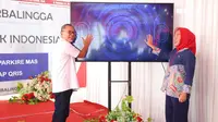 Menteri Perdagangan Zulkifli Hasan menghadiri acara Peluncuran Digitalisasi Pasar Purbalingga di Kabupaten Purbalingga, Jawa Tengah, hari ini, Jumat (3/11).