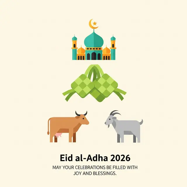 Gambar Ucapan Idul Adha 2026 Penuh Makna (AI)