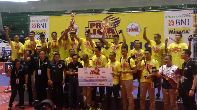 Surabaya Bhayangkara Samator juara Proliga 2018