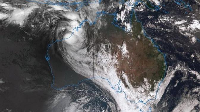 Badai tropis siklon Joyce disebut akan menghantam pantai barat Australia pada Jumat Petang (AP)