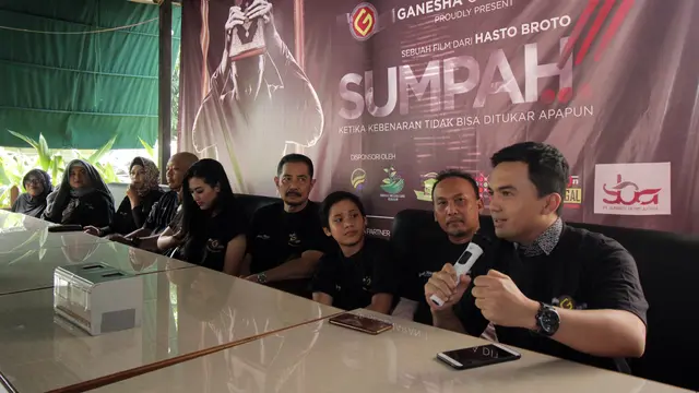 Sahrul Gunawan berakting di film Sumpah