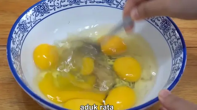 Telur Dadar Kukus Goreng