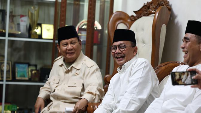 Menhan Prabowo Subianto bertemu dengan Habib Luthfi di Pekalongan, Jawa Tengah. (Ist)