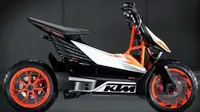 Render skuter listrik Bajaj-KTM (Indianautosblog.com)