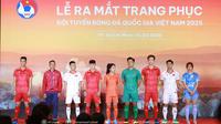 Jersey baru Timnas Vietnam yang mulai dipakai 2025. Jersey itu diproduksi merk asal Jepang, Jogarbola. (Dok. VFF)
