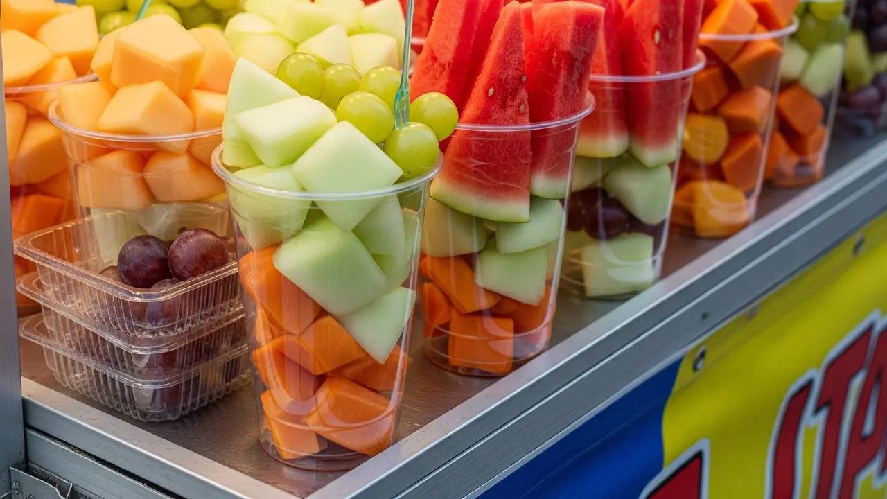 Ide Jualan Takjil Aneka Buah Potong Segar (AI)