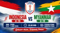 Timnas Indonesia U-19 vs Myanmar U-19, Piala AFF U-19 2026. (Generated AI Chatgpt)