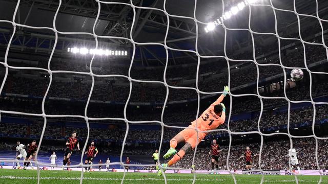 Foto: Real Madrid Vs Man City Berakhir Imbang, Vinicius dan Kevin De Byurne Cetak Gol Memukau ke Gawang Kompatriot