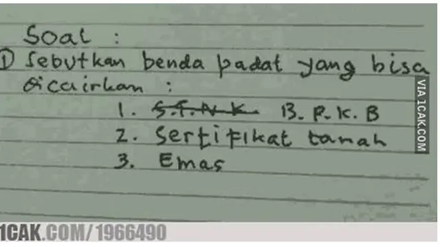 6 Jawaban Nyeleneh Siswa Saat Mengerjakan Tugas Ini Bikin Geleng Kepala